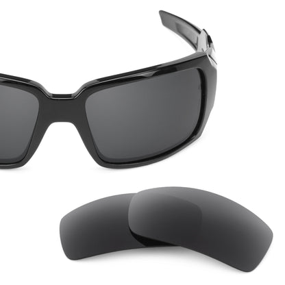 Revant replacement lenses for Oakley Oil Drum Stealth Black