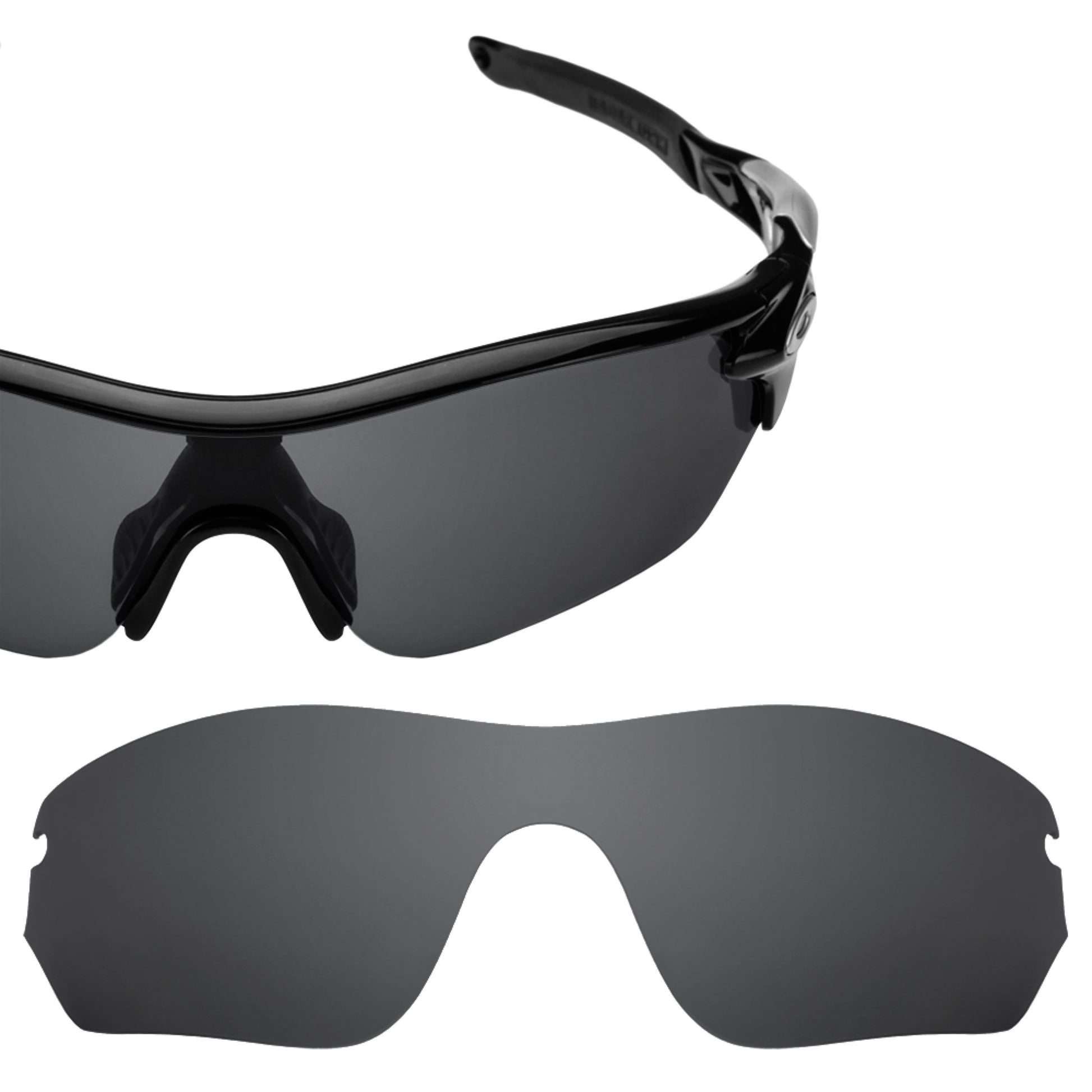 Revant replacement lenses for Oakley Radarlock Edge Stealth Black