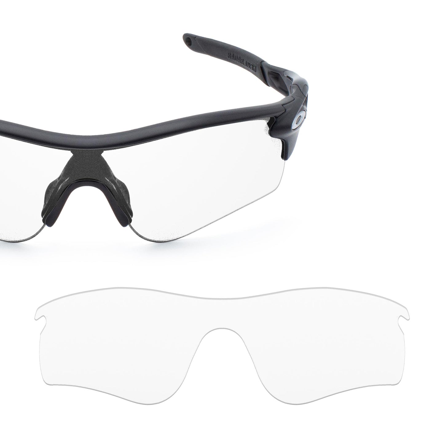Revant replacement lenses for Oakley Radarlock Path Low Bridge Fit Crystal Clear