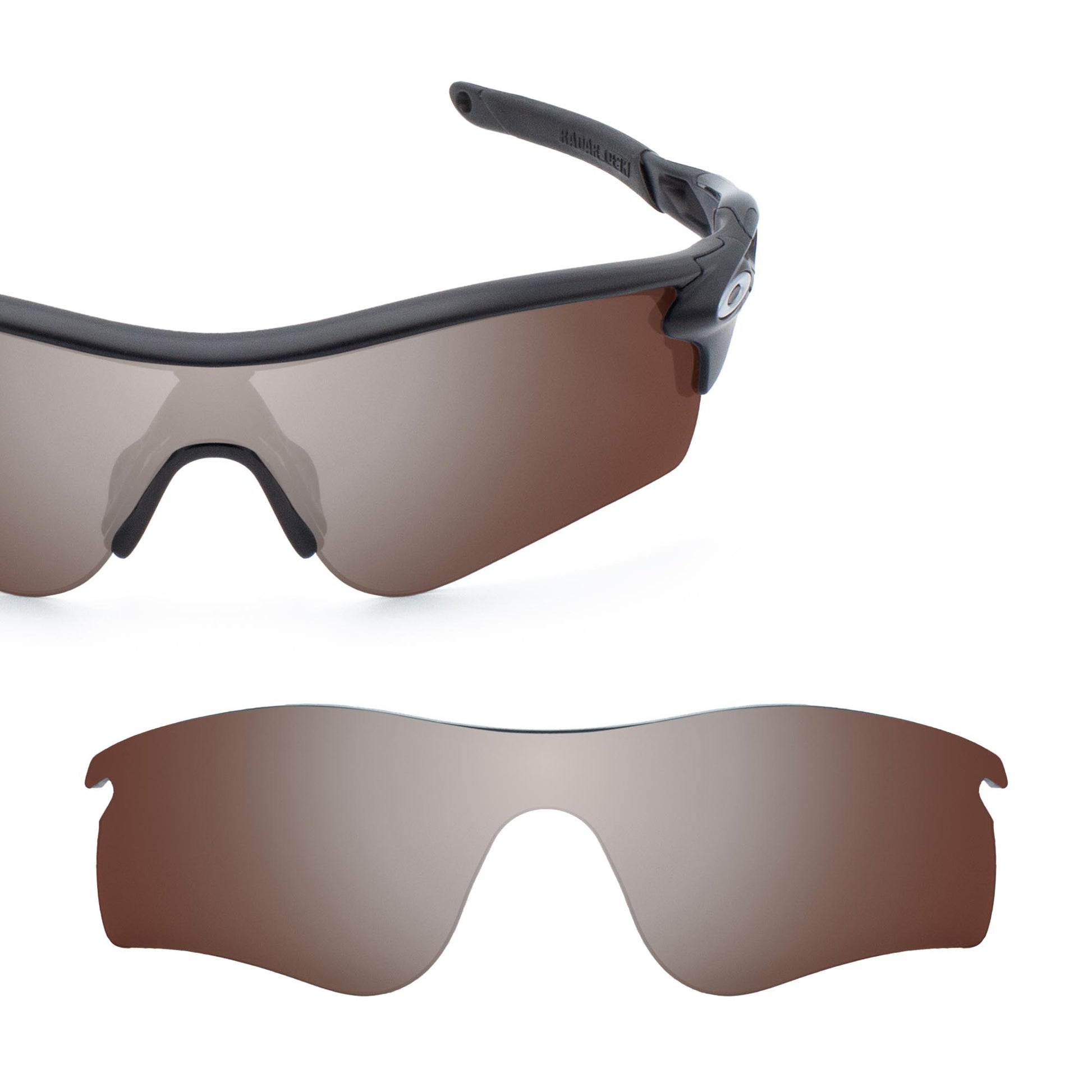 Revant replacement lenses for Oakley Radarlock Path Low Bridge Fit Flash Bronze