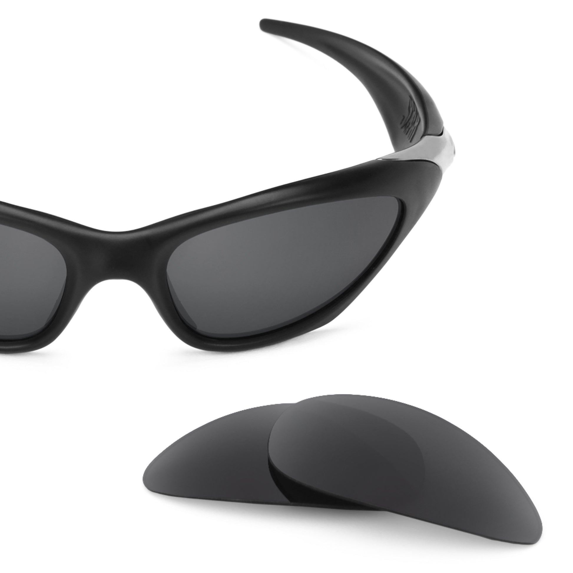 Revant replacement lenses for Oakley Scar Stealth Black