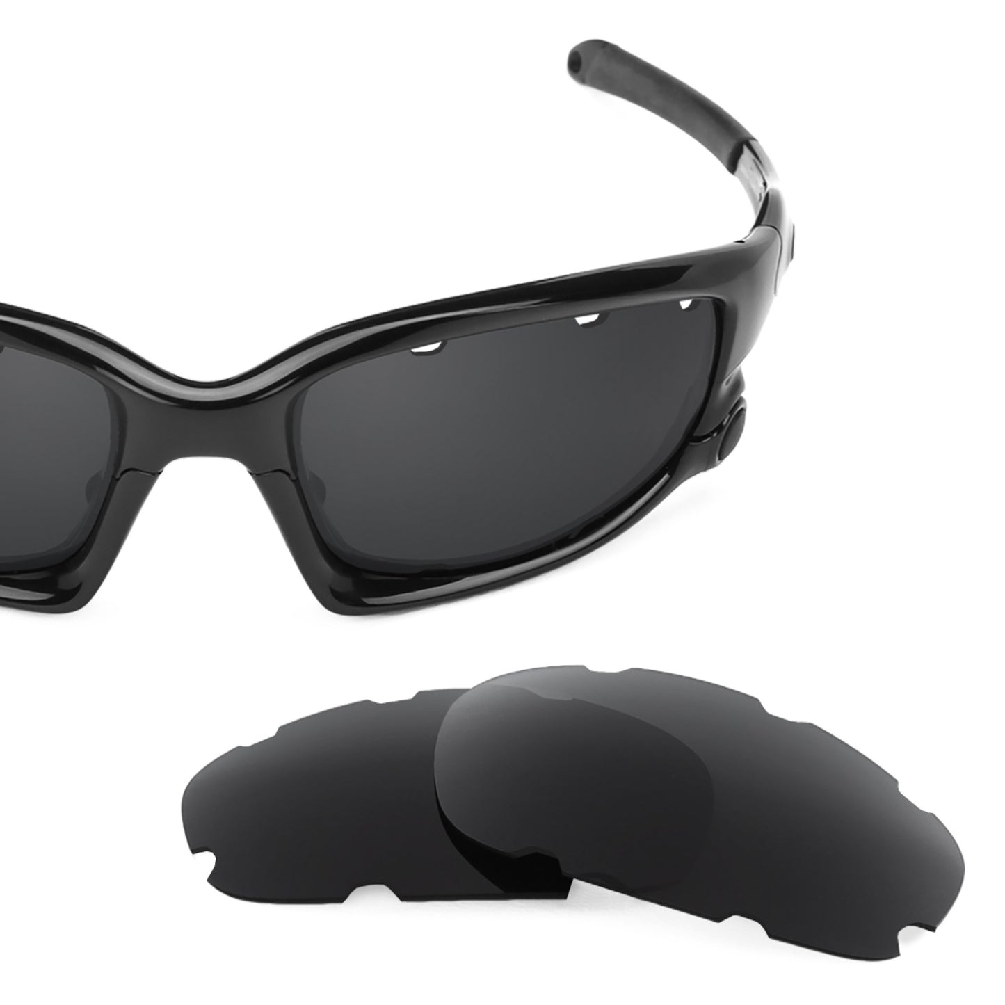 Revant replacement lenses for Oakley Split Jacket Vented Low Bridge Fit Stealth Black
