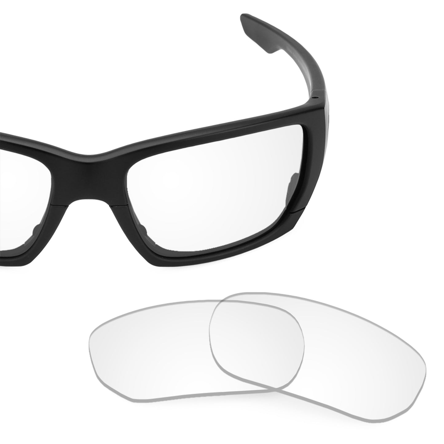 Revant replacement lenses for Oakley Style Switch Low Bridge Fit Crystal Clear