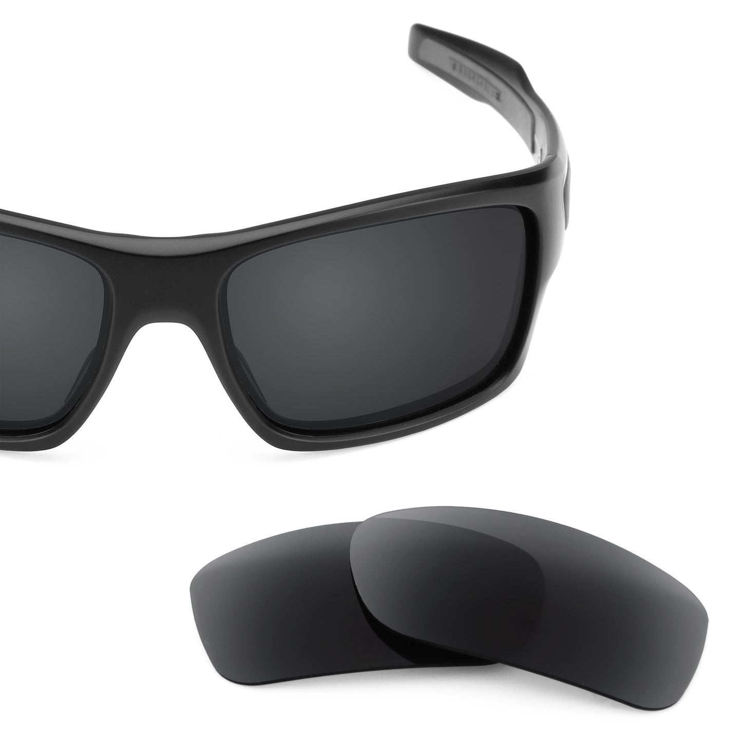 Revant replacement lenses for Oakley Turbine Stealth Black