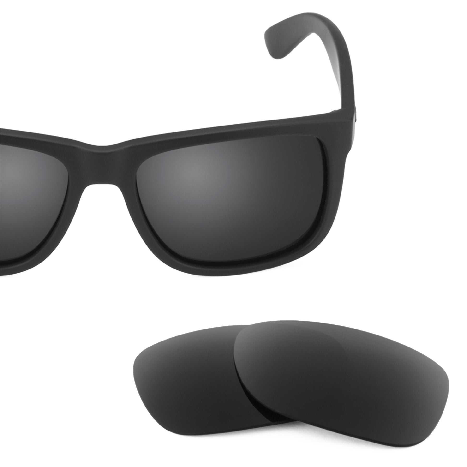 Revant replacement lenses for Ray Ban Justin Rb4165 54mm Stealth Black