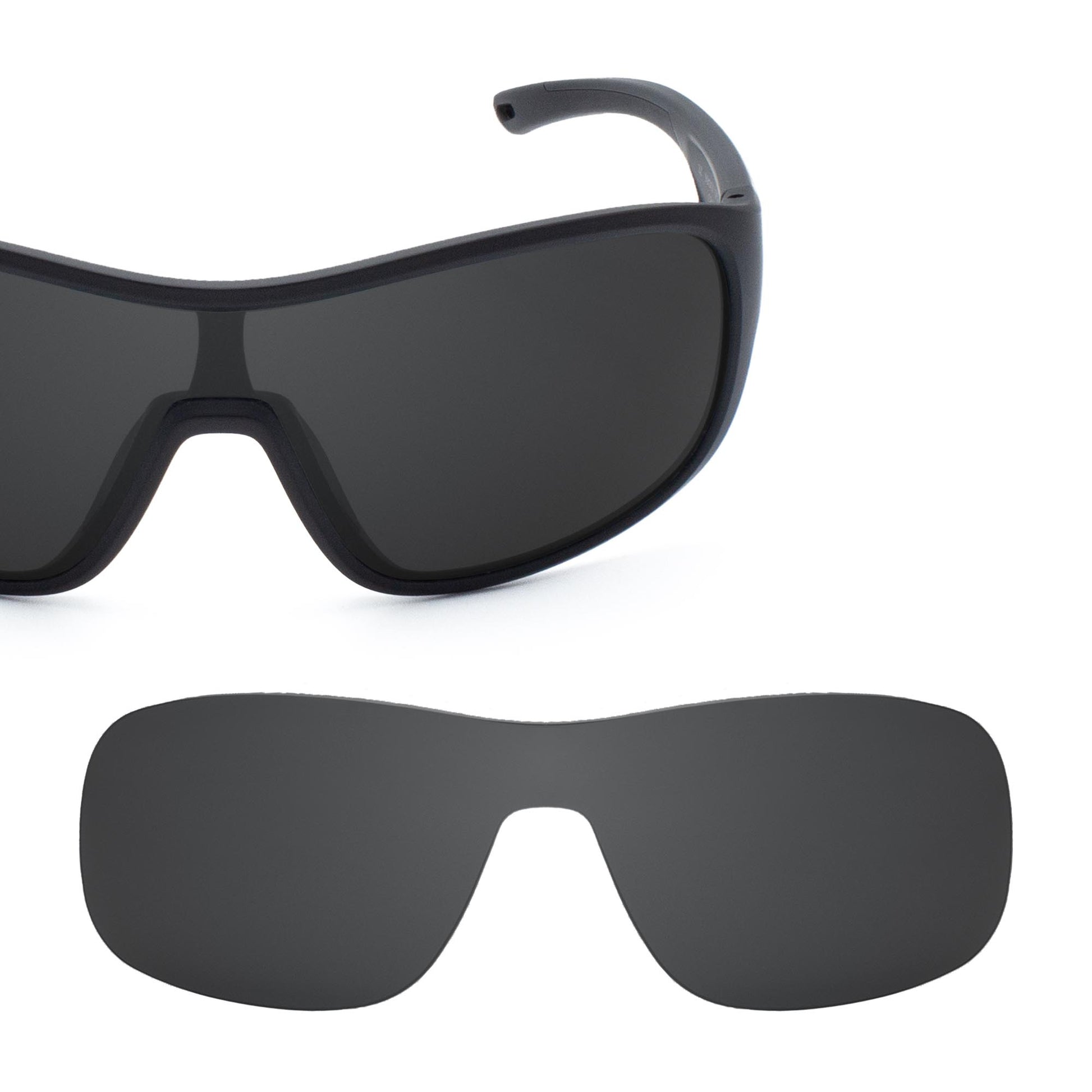 Revant replacement lenses for Smith Spinner Stealth Black