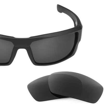 Revant replacement lenses for Spy Optic Dirk Stealth Black
