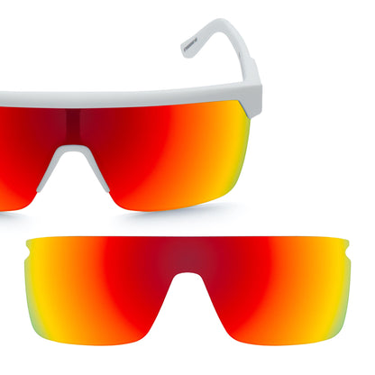 Revant replacement lenses for Spy Optic Flynn 5050 Fire Red