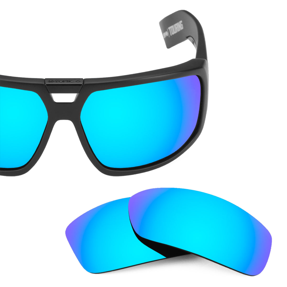 Revant replacement lenses for Spy Optic Touring Ice Blue