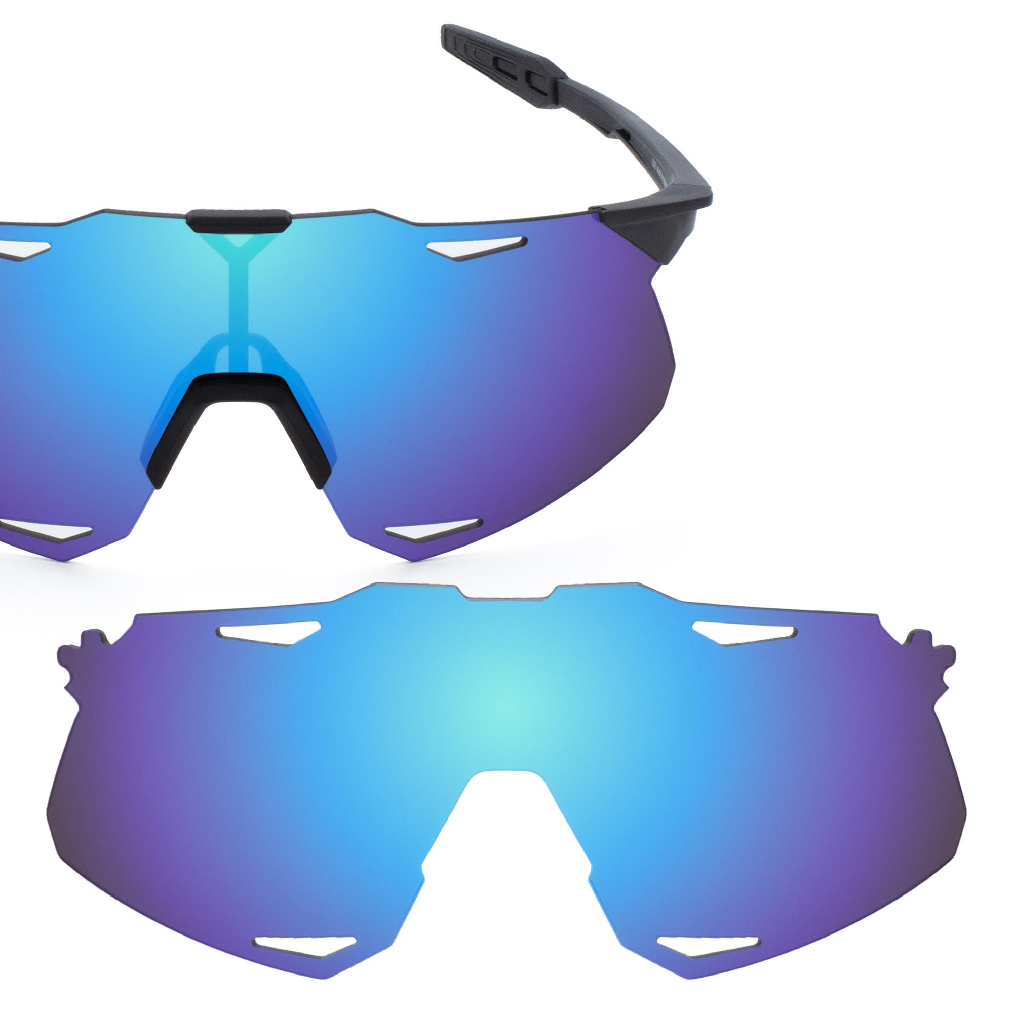 100% The craft XL 替えレンズ付き HYPERCRAFT® Replacement Lens Soft Gold Mirror – 100%