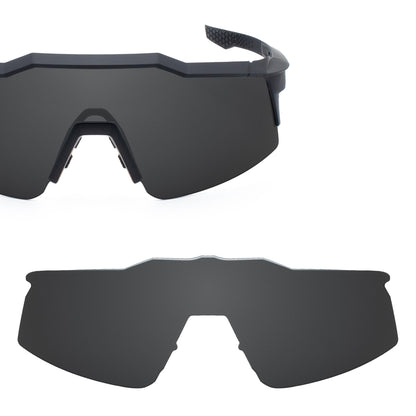 Revant replacement lenses for 100% Speedcraft SL Non-Polarized Stealth Black