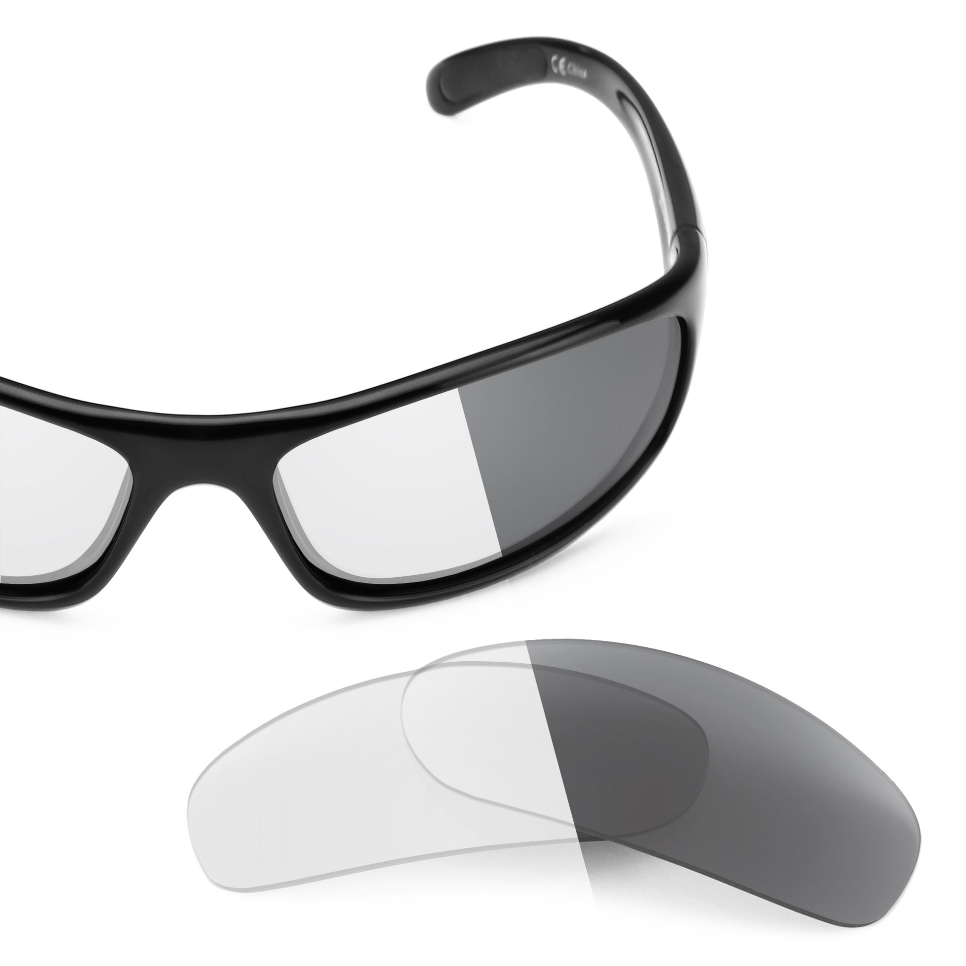 Bolle Anaconda frame with Revant replacement Non-Polarized Adapt Gray Photochromic lenses