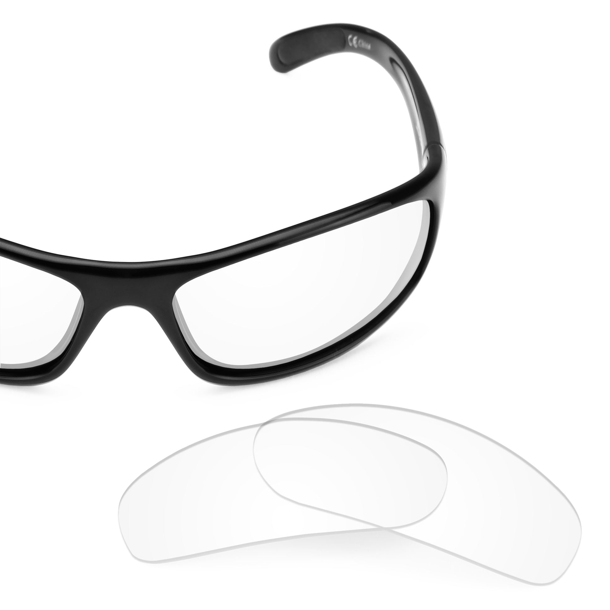 Bolle Anaconda frame with Revant replacement Non-Polarized Crystal Clear lenses