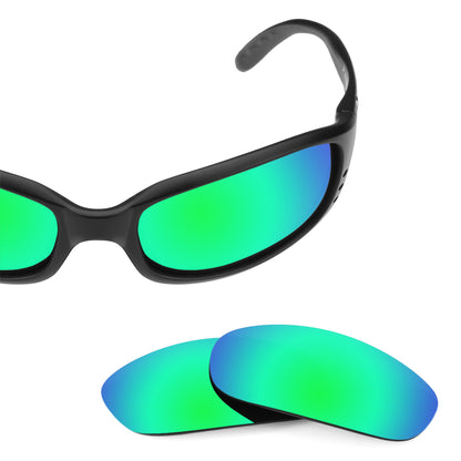 Costa Brine frame with Revant replacement Polarized Emerald Green lenses