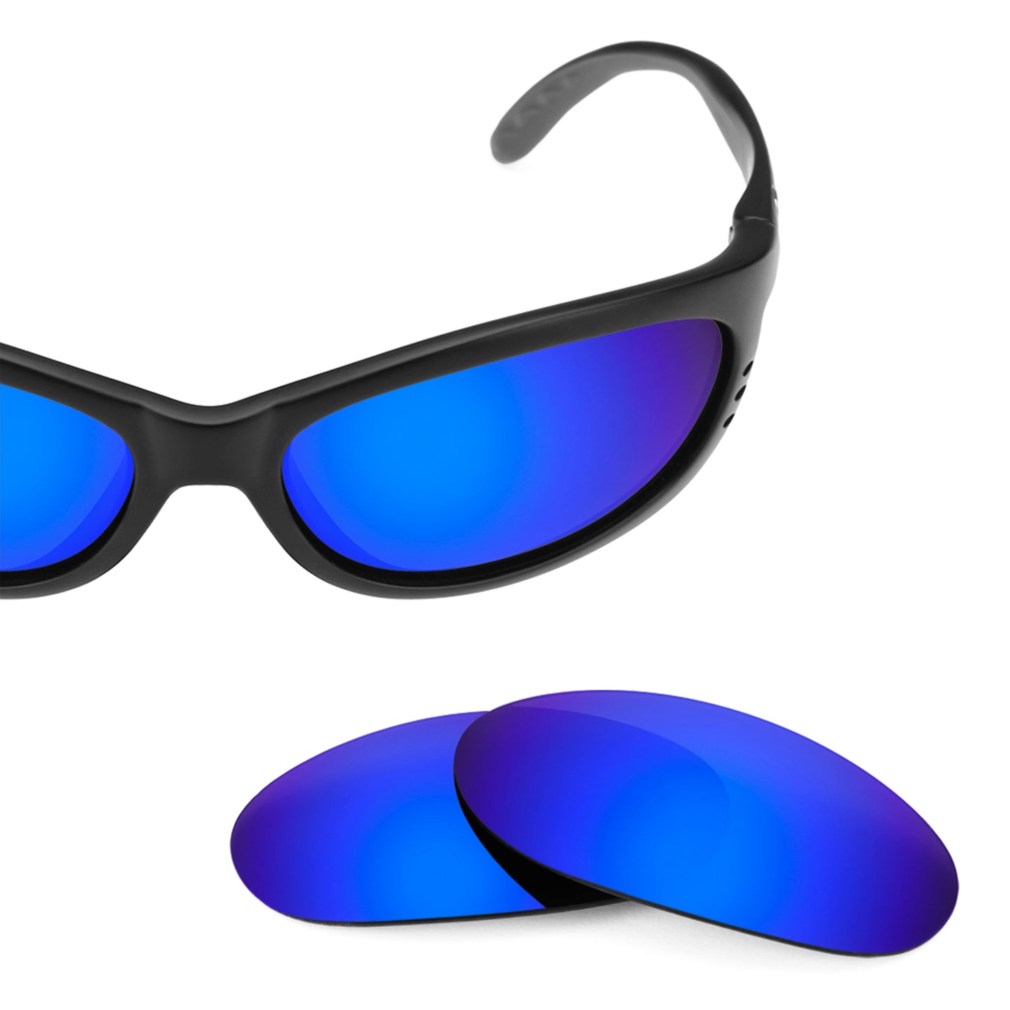 Costa Fathom frame with Revant replacement Polarized Tidal Blue lenses
