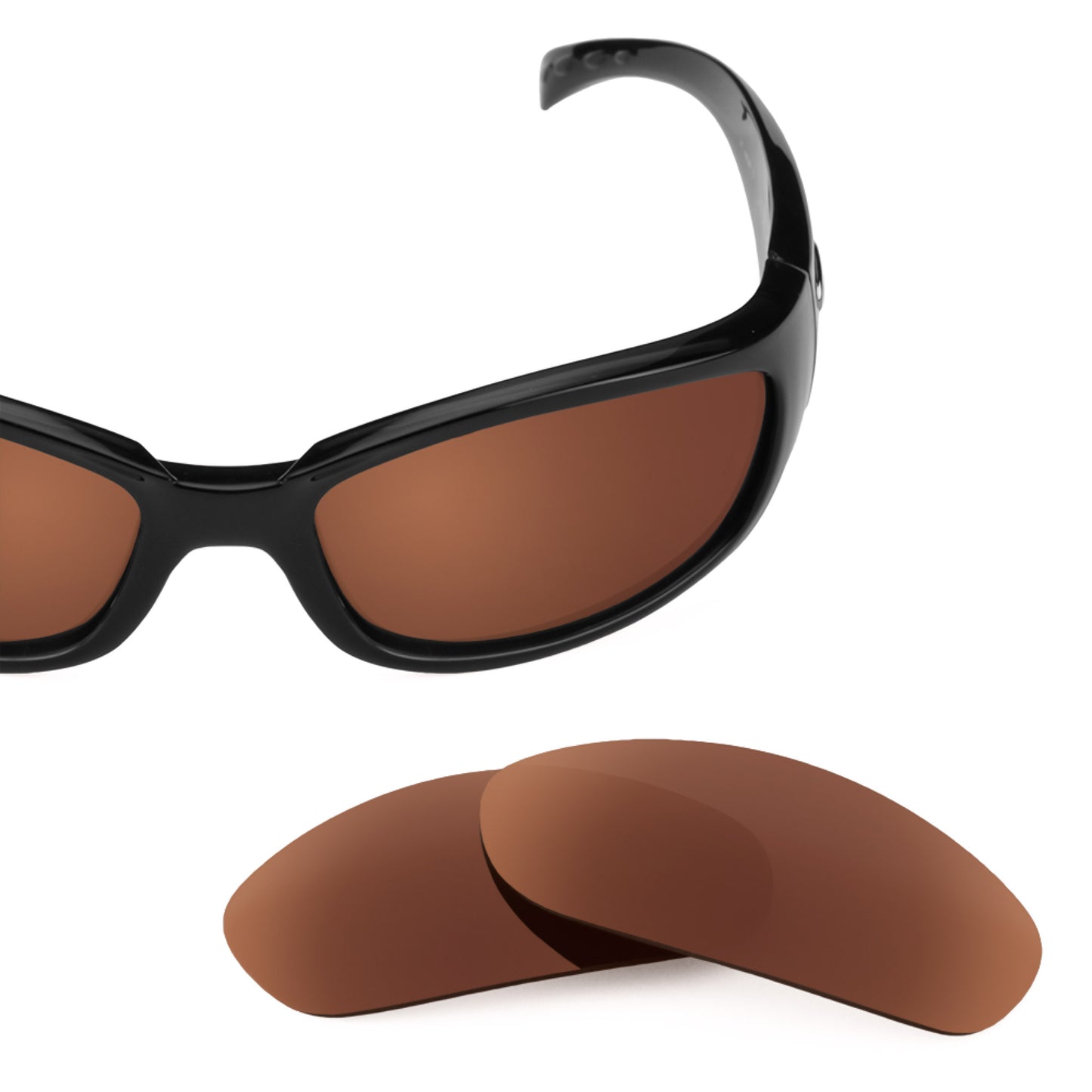 Costa Hammerhead frame with Revant replacement Polarized Dark Brown lenses