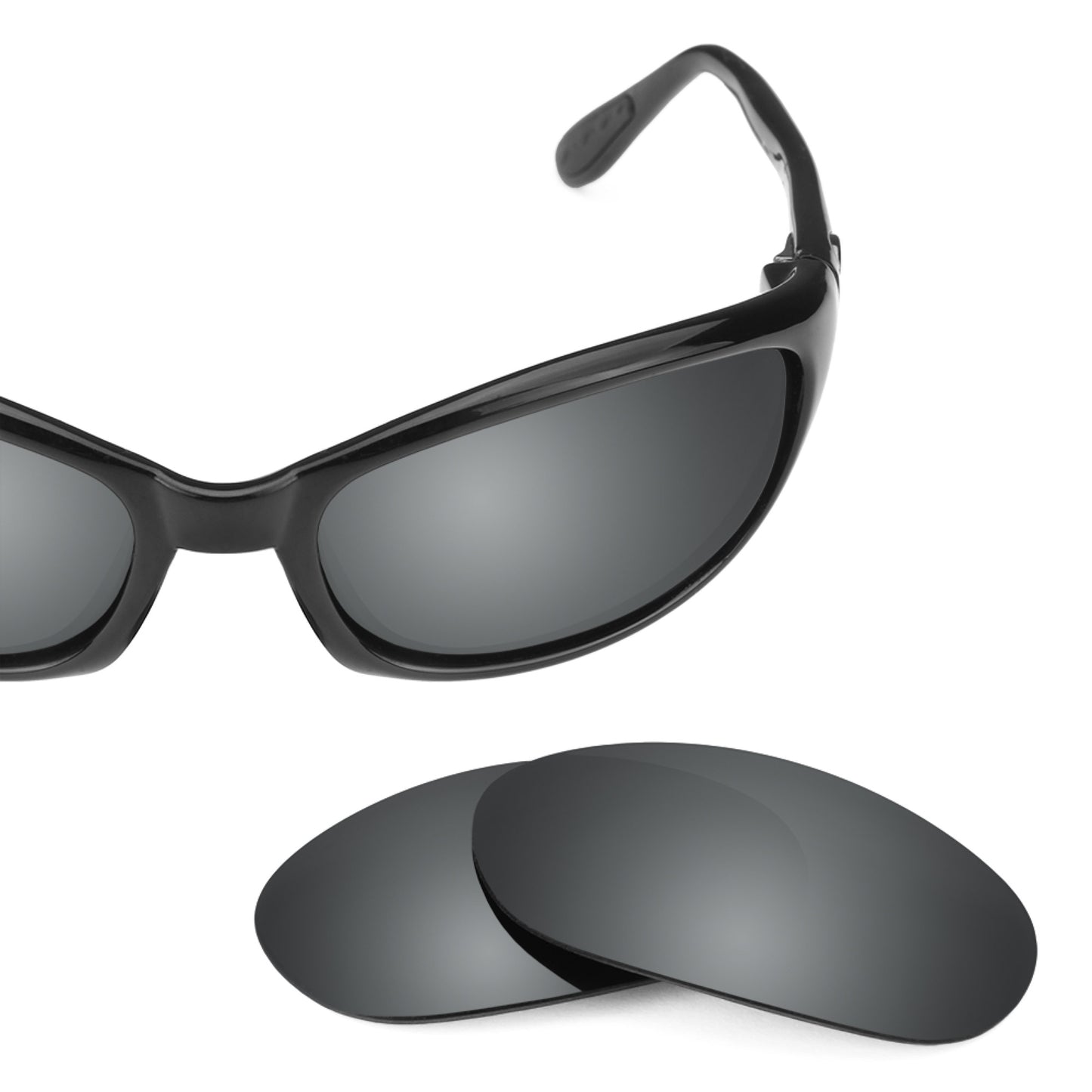 Costa Harpoon frame with Revant replacement Polarized Black Chrome lenses