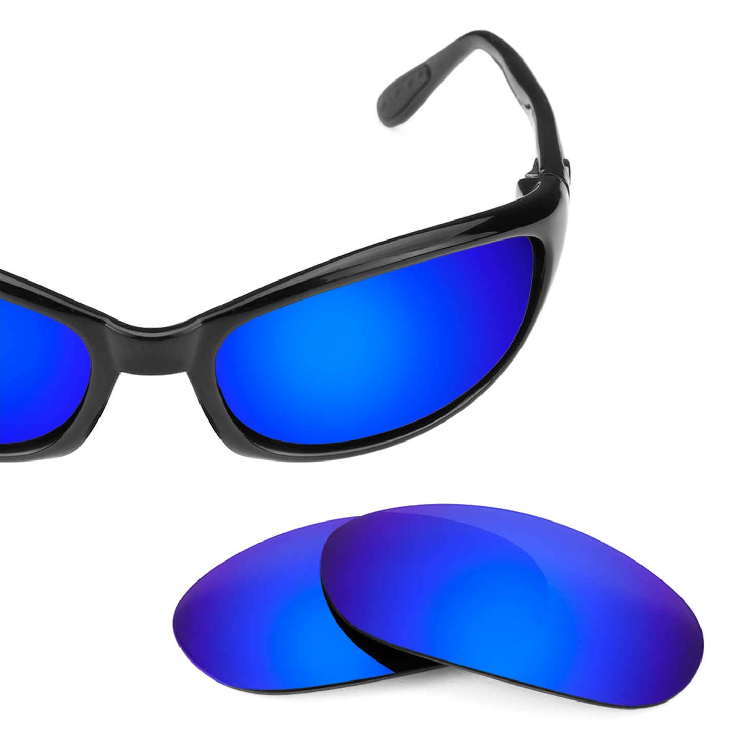 Costa Harpoon frame with Revant replacement Polarized Tidal Blue lenses