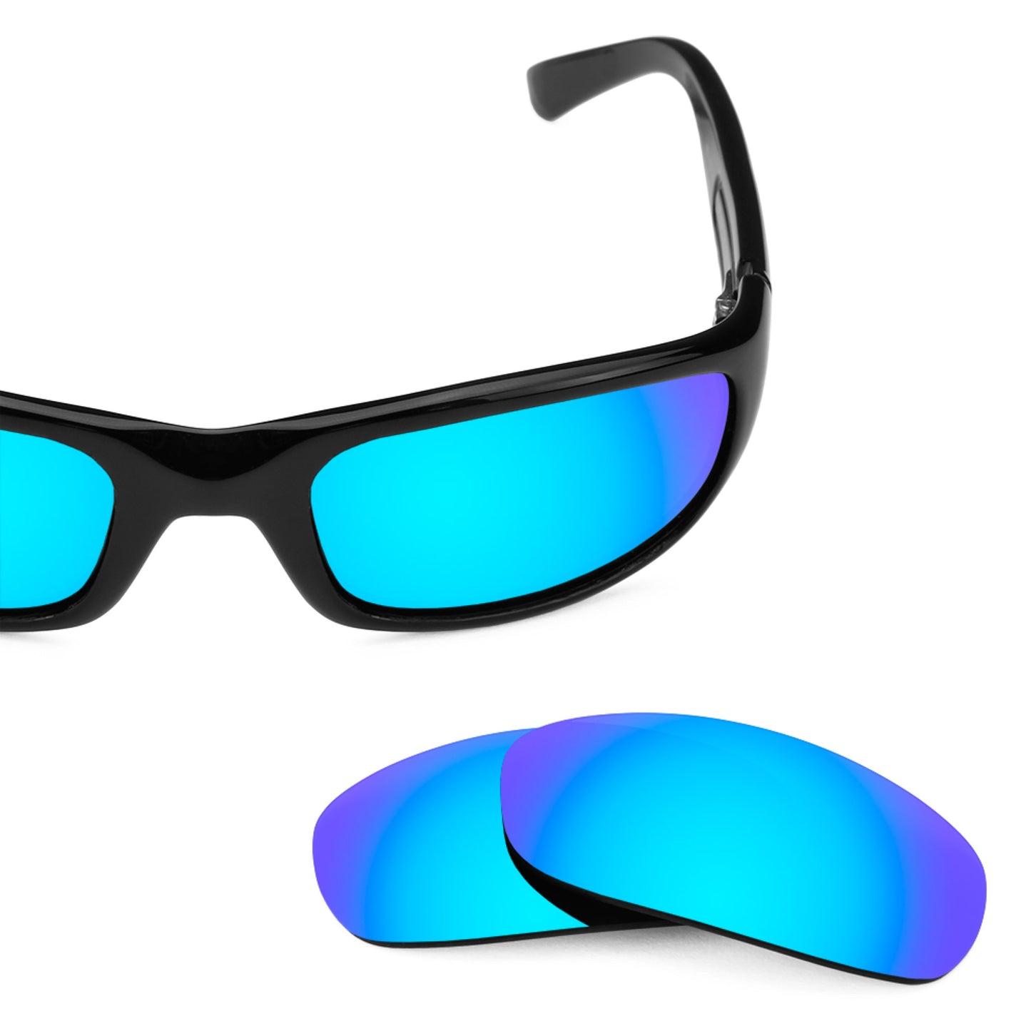 Maui Jim Stingray MJ103 frame with Revant replacement Polarized Ice Blue lenses