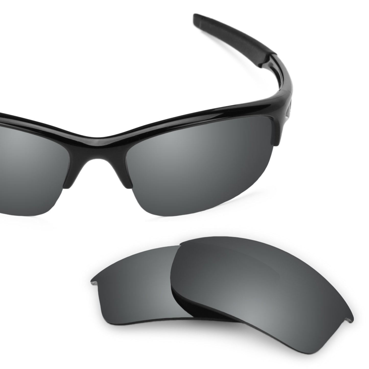 Oakley Bottle Rocket frame with Revant replacement Polarized Black Chrome lenses