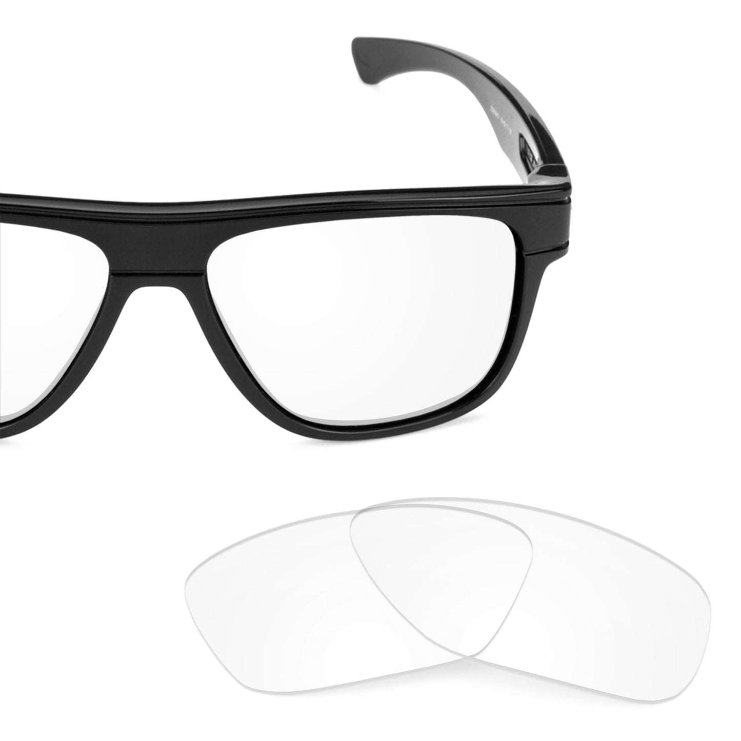 Oakley Breadbox frame with Revant replacement Non-Polarized Crystal Clear lenses