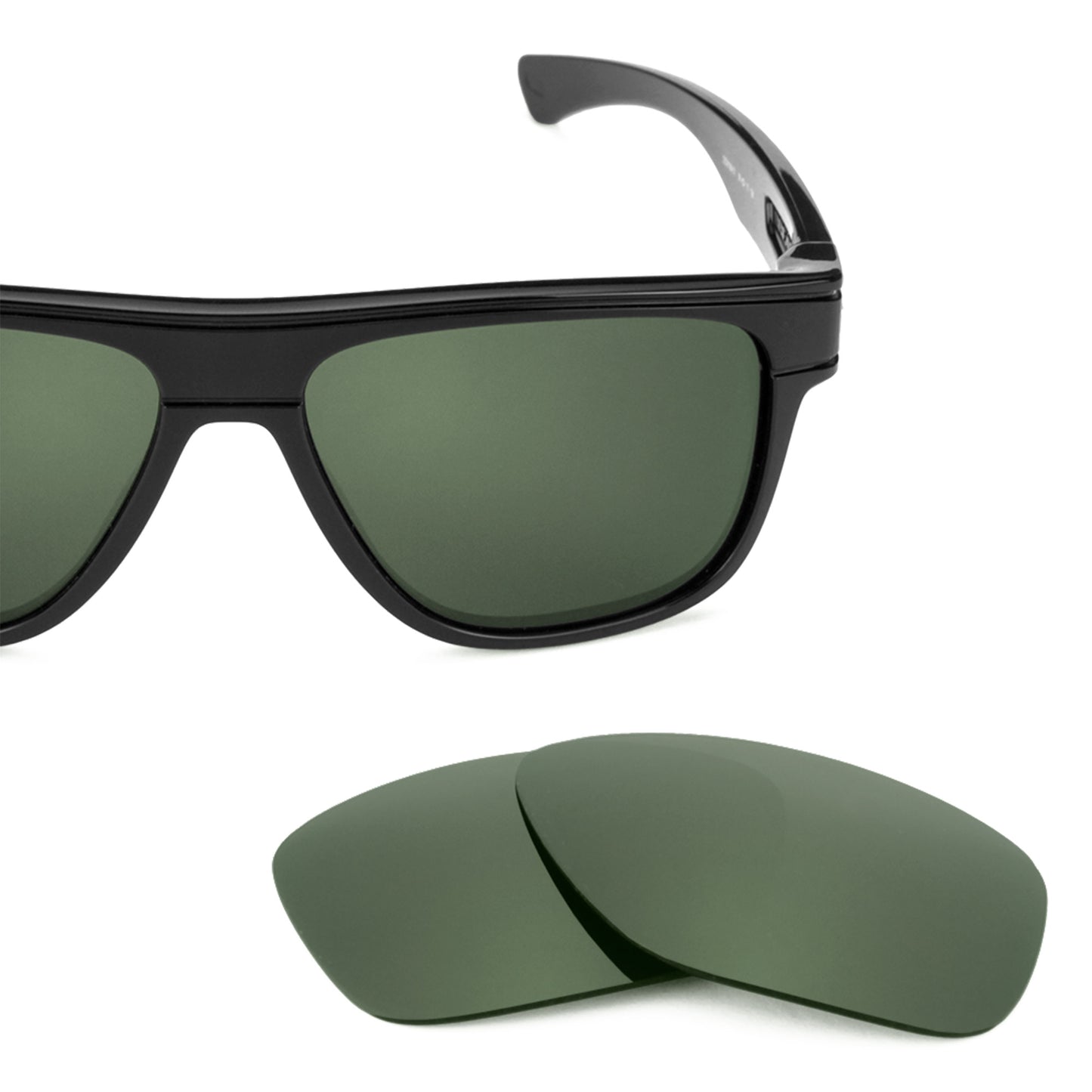 Oakley Breadbox frame with Revant replacement Polarized Gray Green lenses