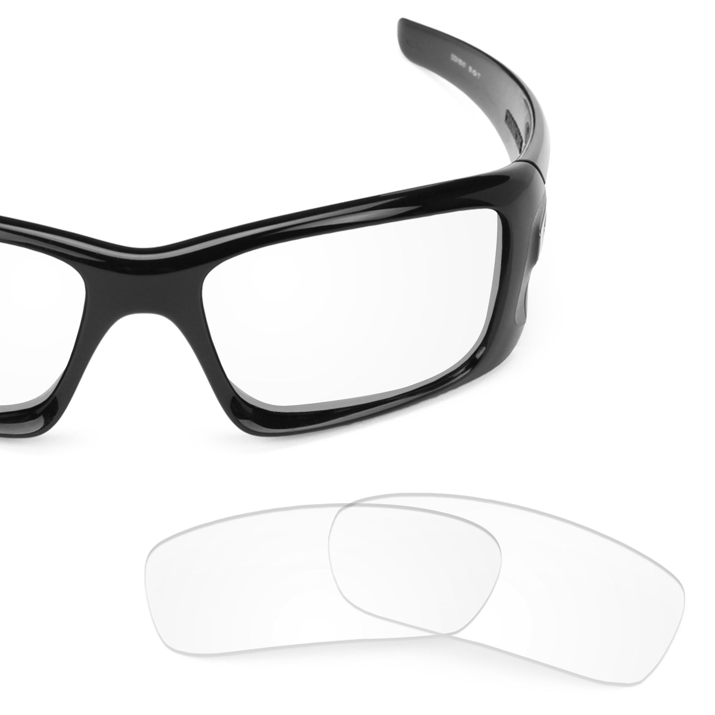 Oakley Crankcase frame with Revant replacement Non-Polarized Crystal Clear lenses