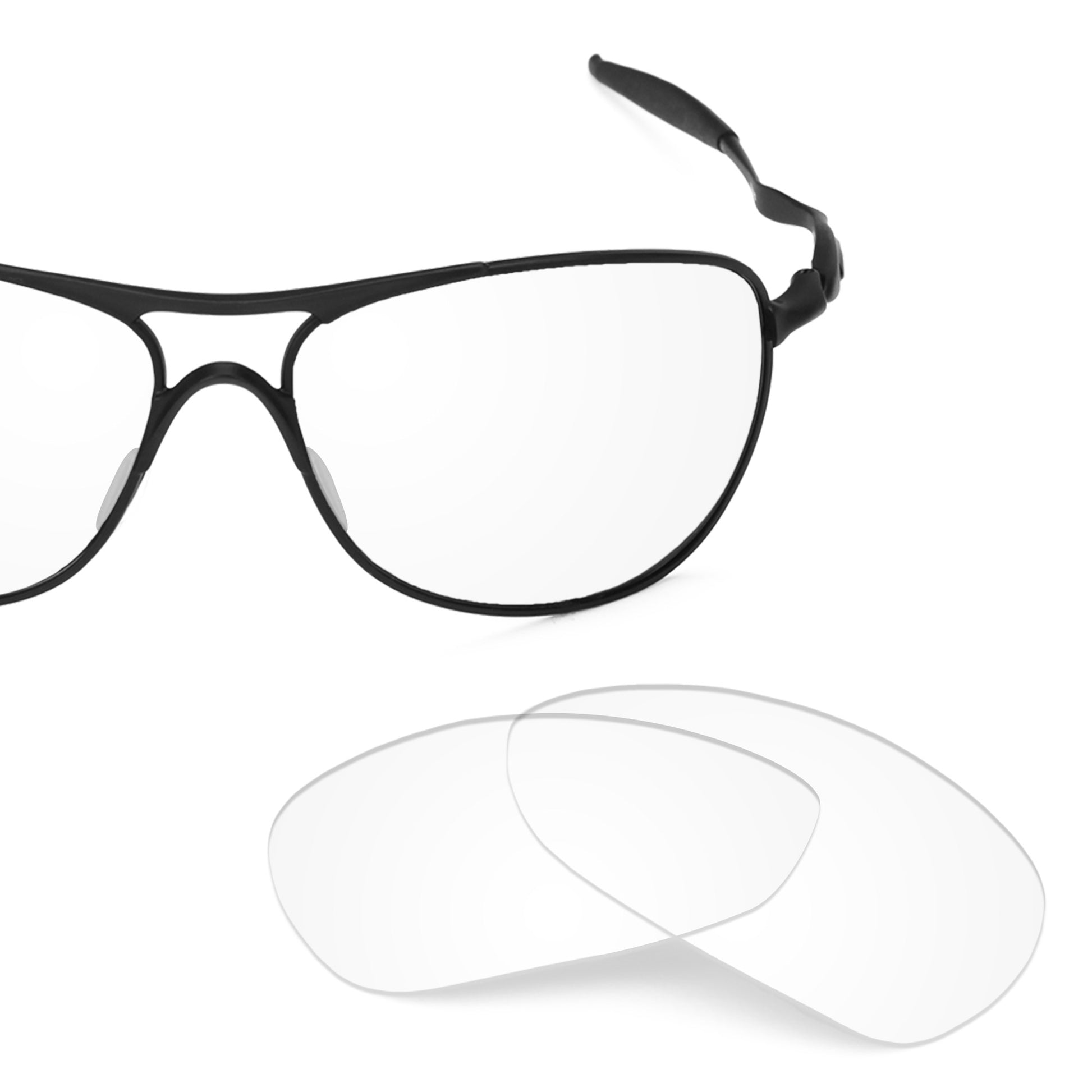 Oakley Crosshair (2012) frame with Revant replacement Non-Polarized Crystal Clear lenses