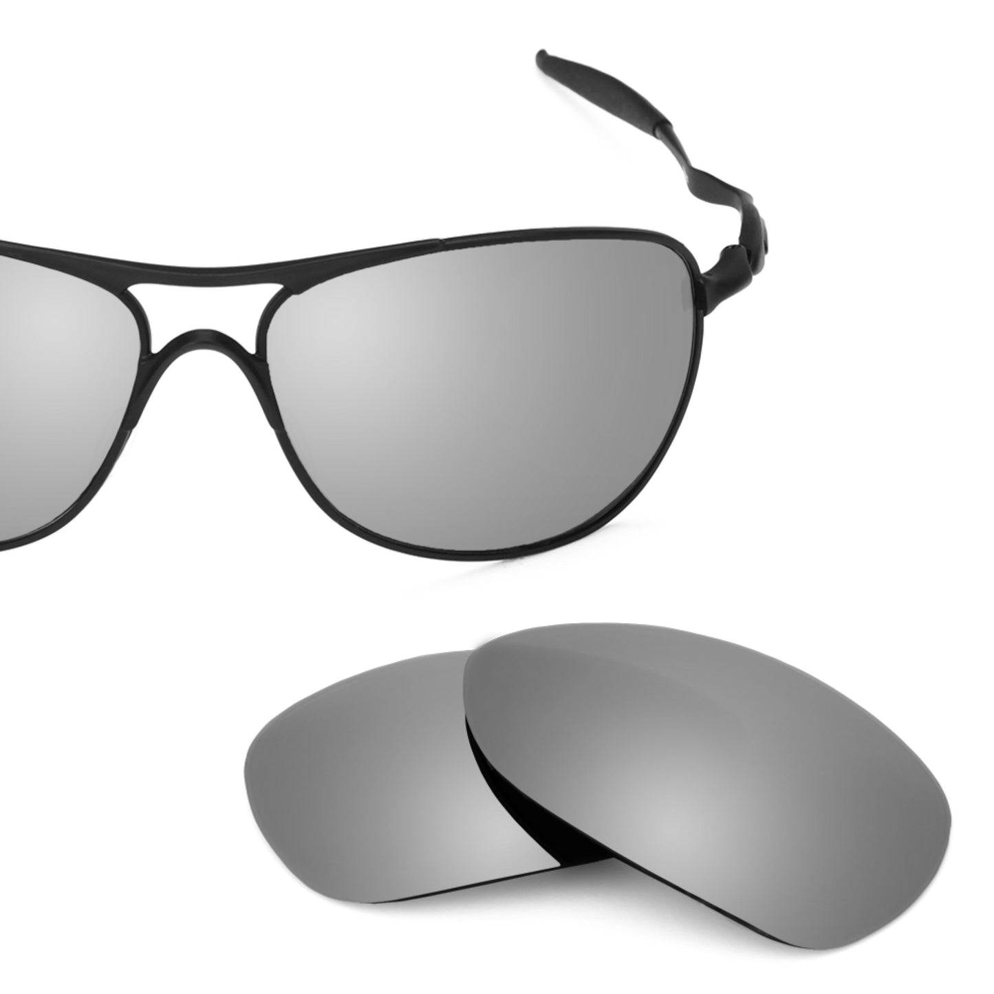 Oakley Crosshair (2012) frame with Revant replacement Polarized Titanium lenses
