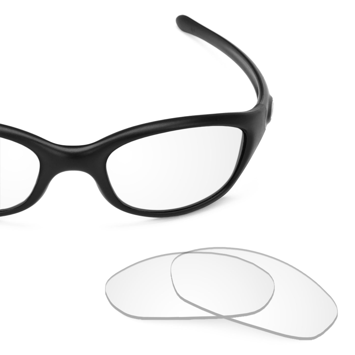 Oakley Fives 2.0 frame with Revant replacement Non-Polarized Crystal Clear lenses