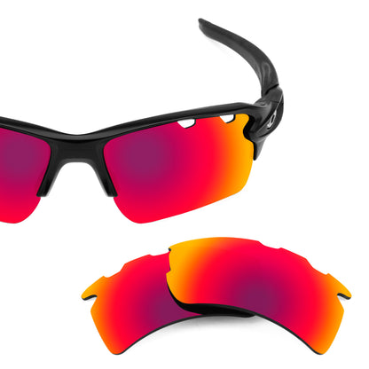 Oakley Flak 2.0 XL Vented frame with Revant replacement Polarized Midnight Sun lenses