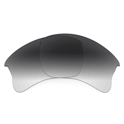 Revant replacement lenses for Oakley Flak Jacket XLJ (Low Bridge Fit) Non-Polarized Gray Gradientlenses without frame
