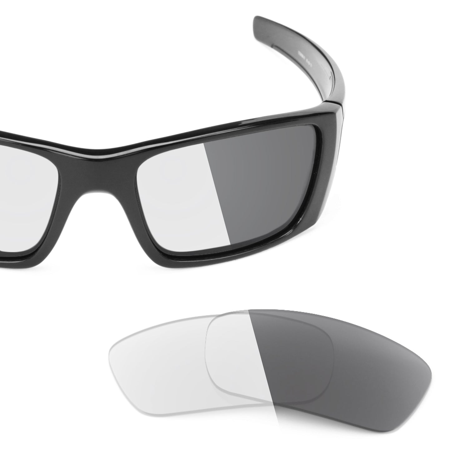 Oakley Fuel Cell frame with Revant replacement Non-Polarized Adapt Gray Photochromic lenses