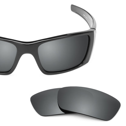 Oakley Fuel Cell frame with Revant replacement Polarized Black Chrome lenses