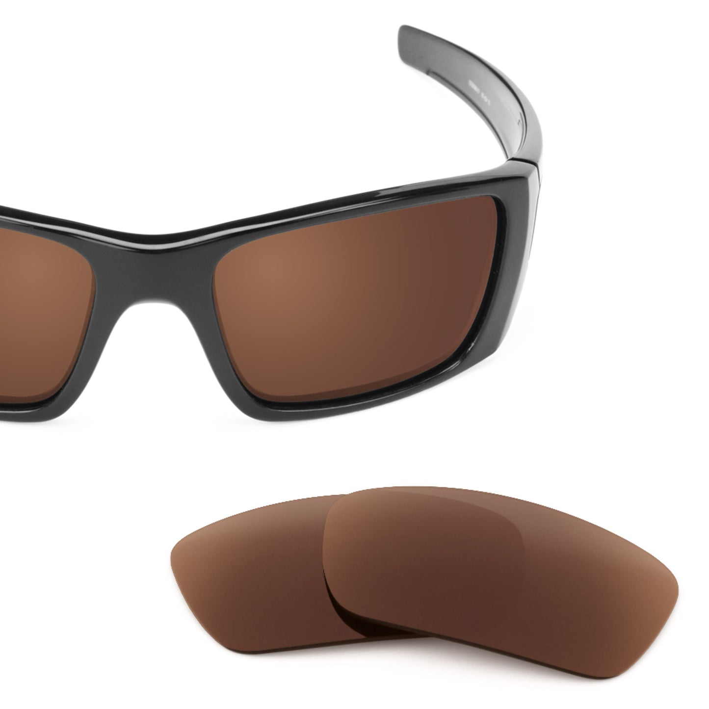 Oakley Fuel Cell frame with Revant replacement Polarized Dark Brown lenses
