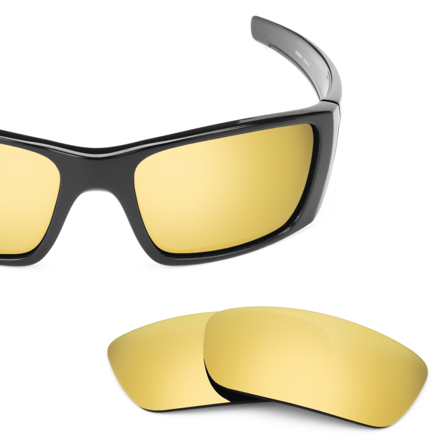 Oakley Fuel Cell frame with Revant replacement Polarized Flare Gold lenses