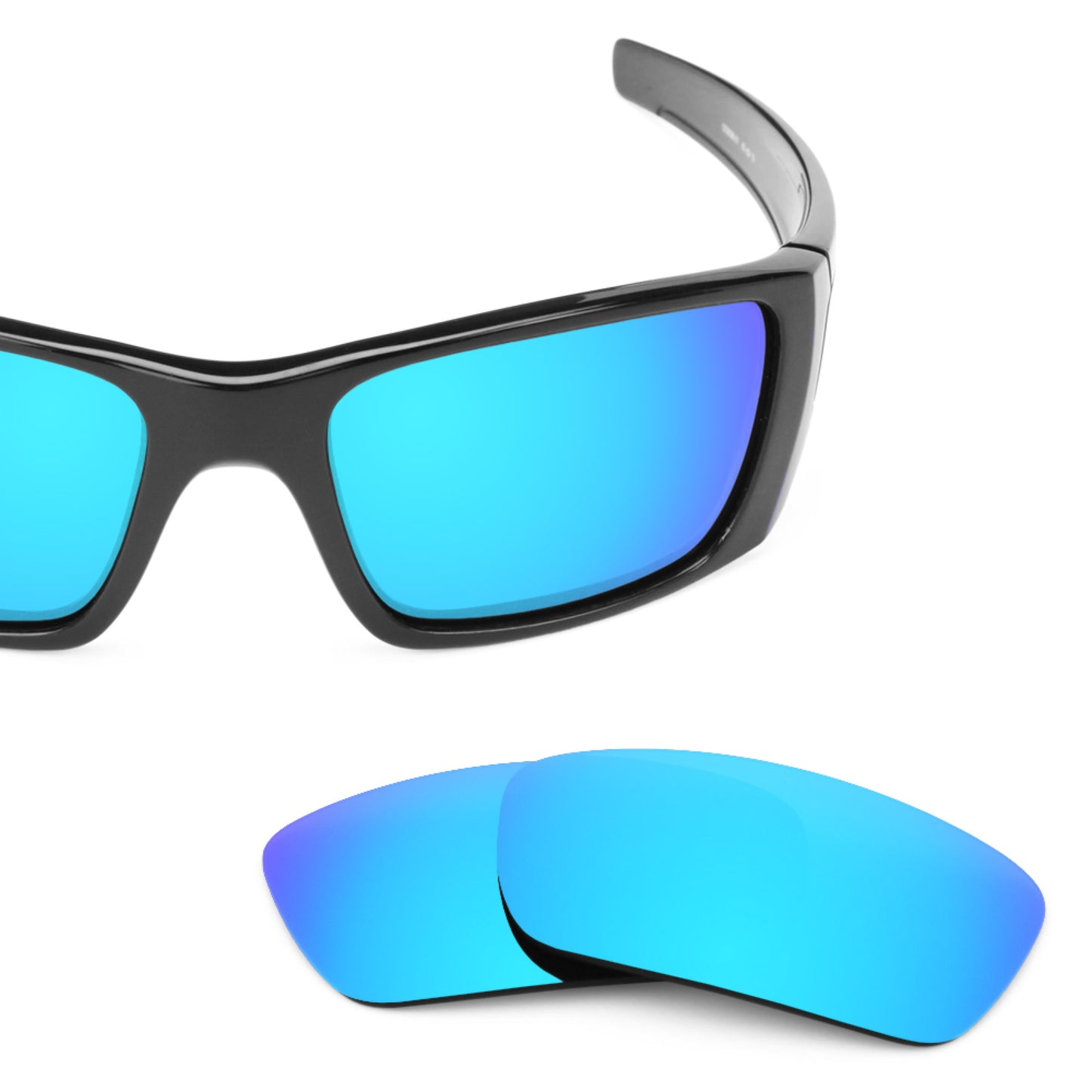 Oakley Fuel Cell frame with Revant replacement Polarized Ice Blue lenses