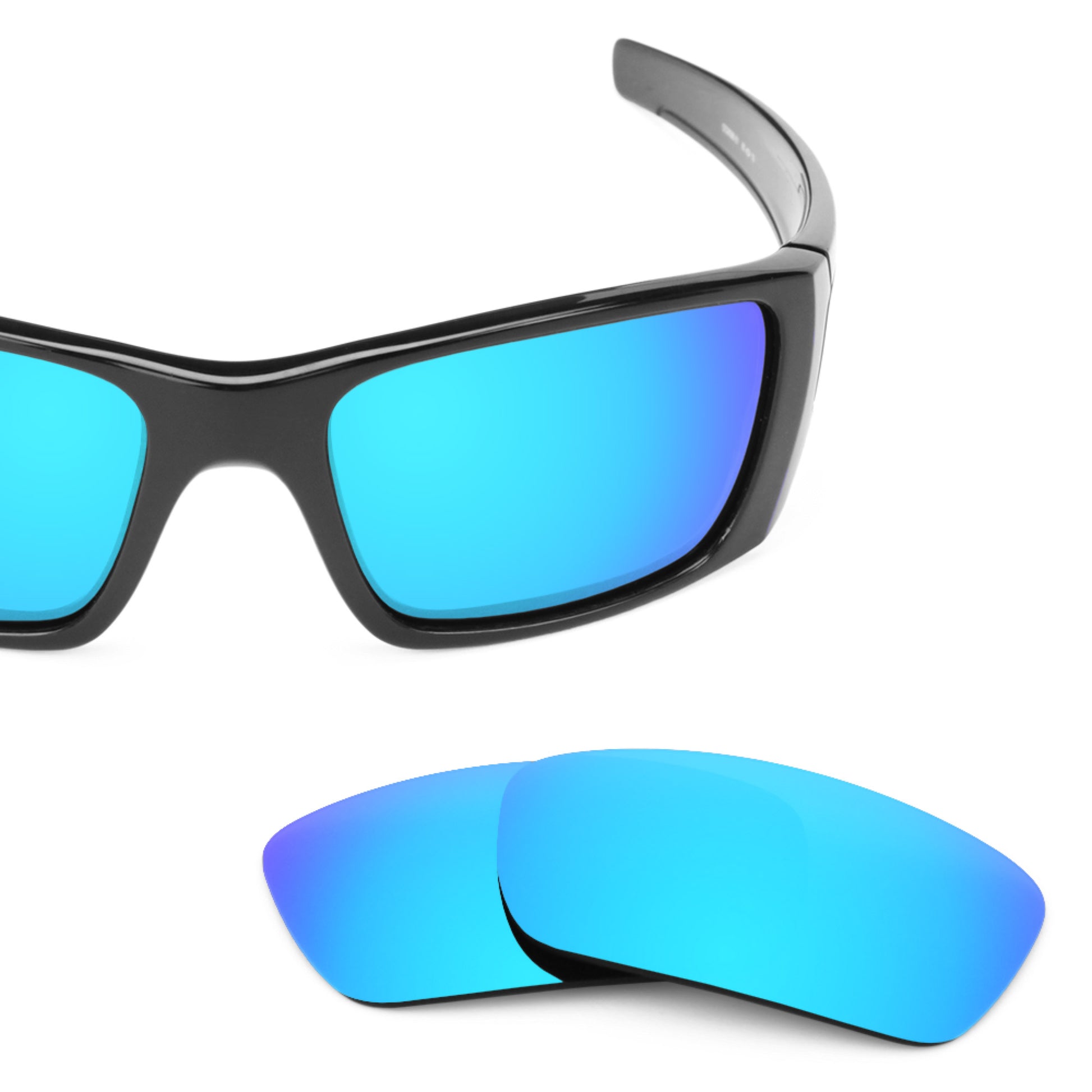 Oakley Fuel Cell frame with Revant replacement Polarized Ice Blue lenses