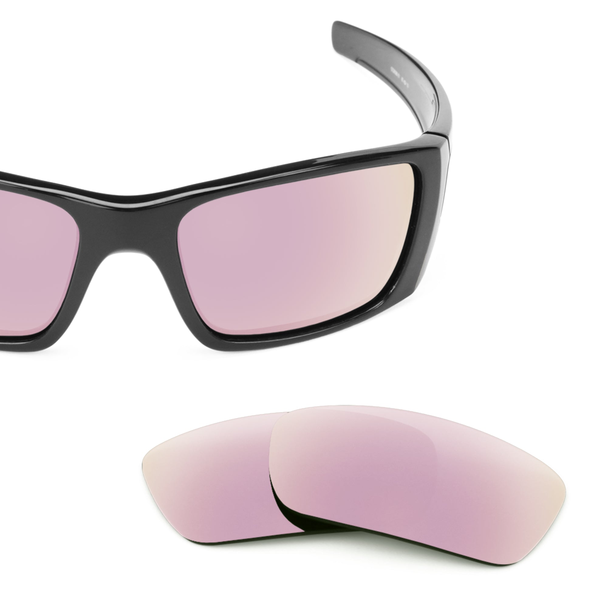 Oakley Fuel Cell frame with Revant replacement Polarized Rose Gold lenses