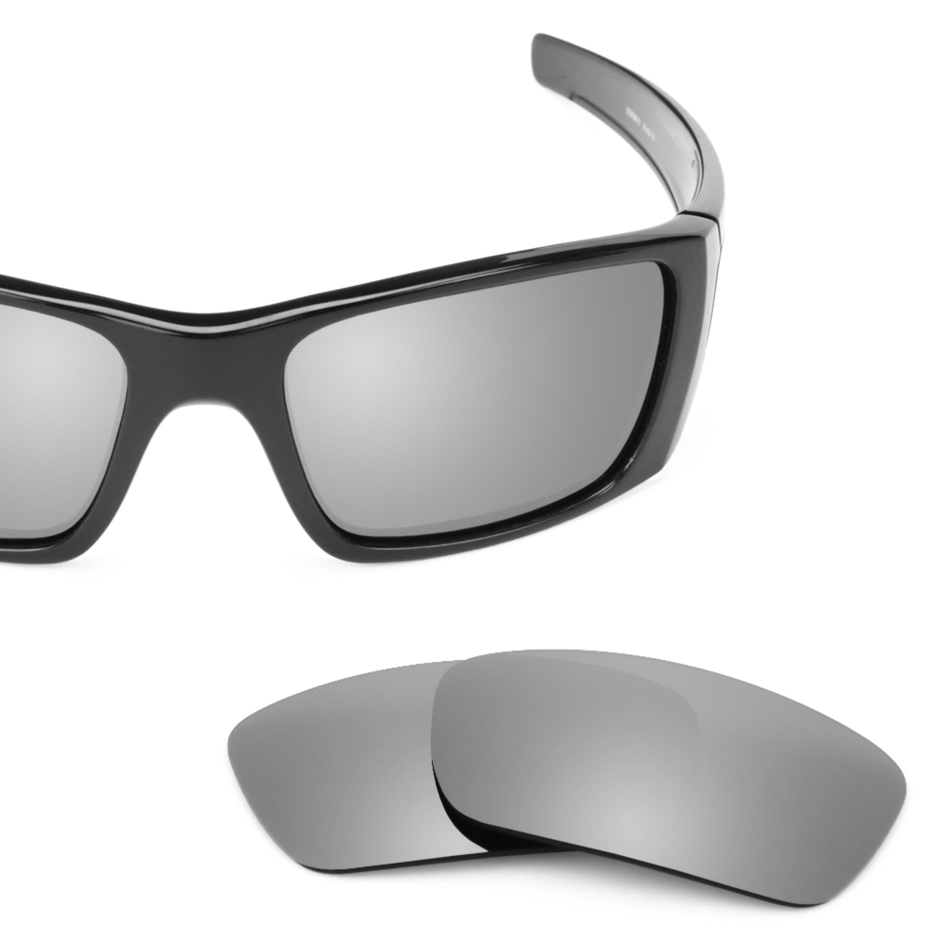 Oakley Fuel Cell frame with Revant replacement Polarized Titanium lenses