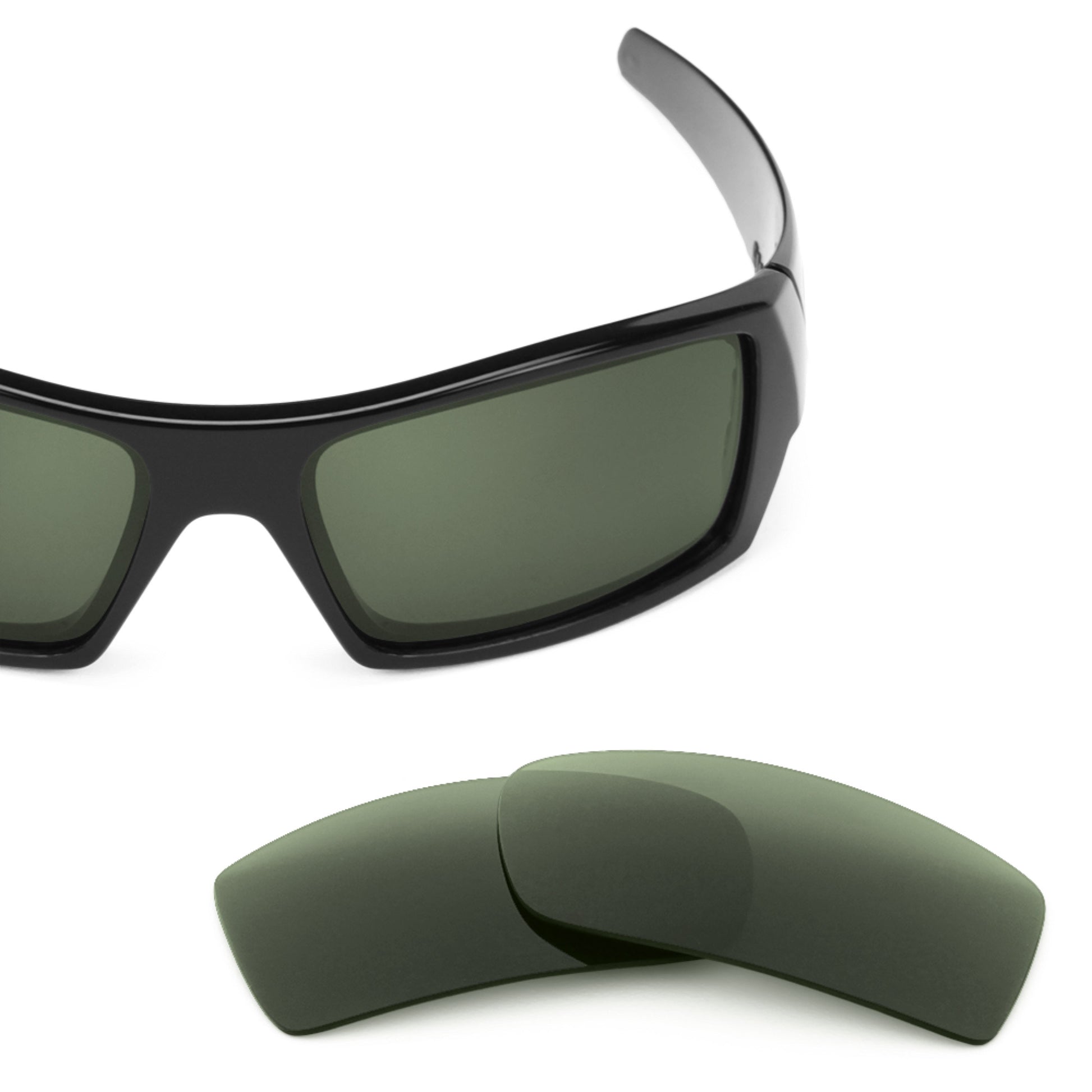 Oakley Gascan frame with Revant replacement Polarized Gray Green lenses