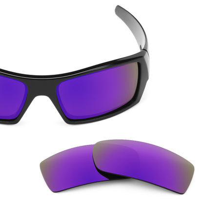 Oakley Gascan frame with Revant replacement Polarized Plasma Purple lenses