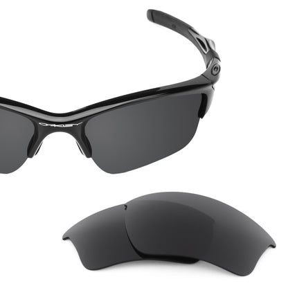 Oakley Half Jacket 2.0 XL frame with Revant replacement Polarized Stealth Black lenses