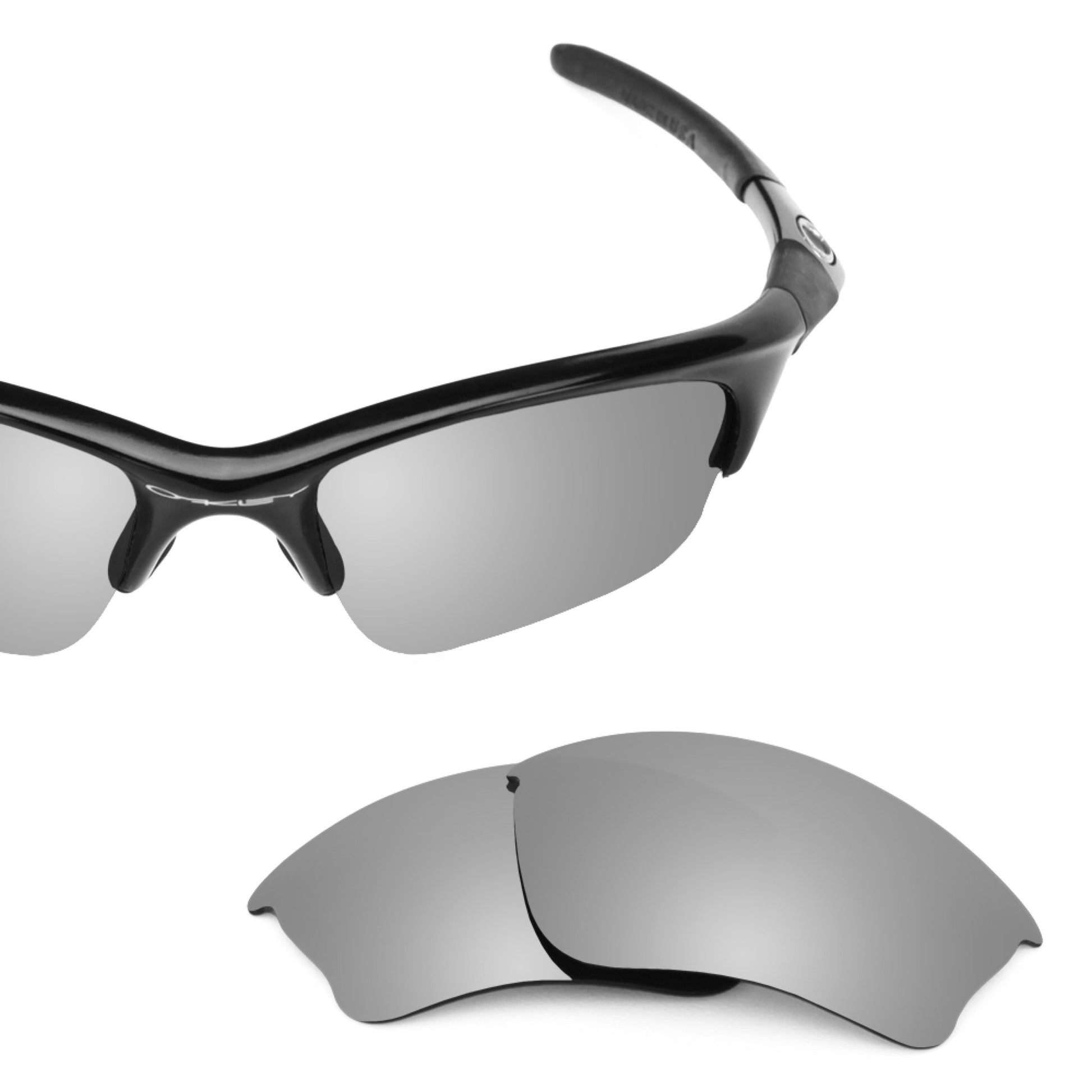 Oakley Half Jacket XLJ frame with Revant replacement Polarized Titanium lenses