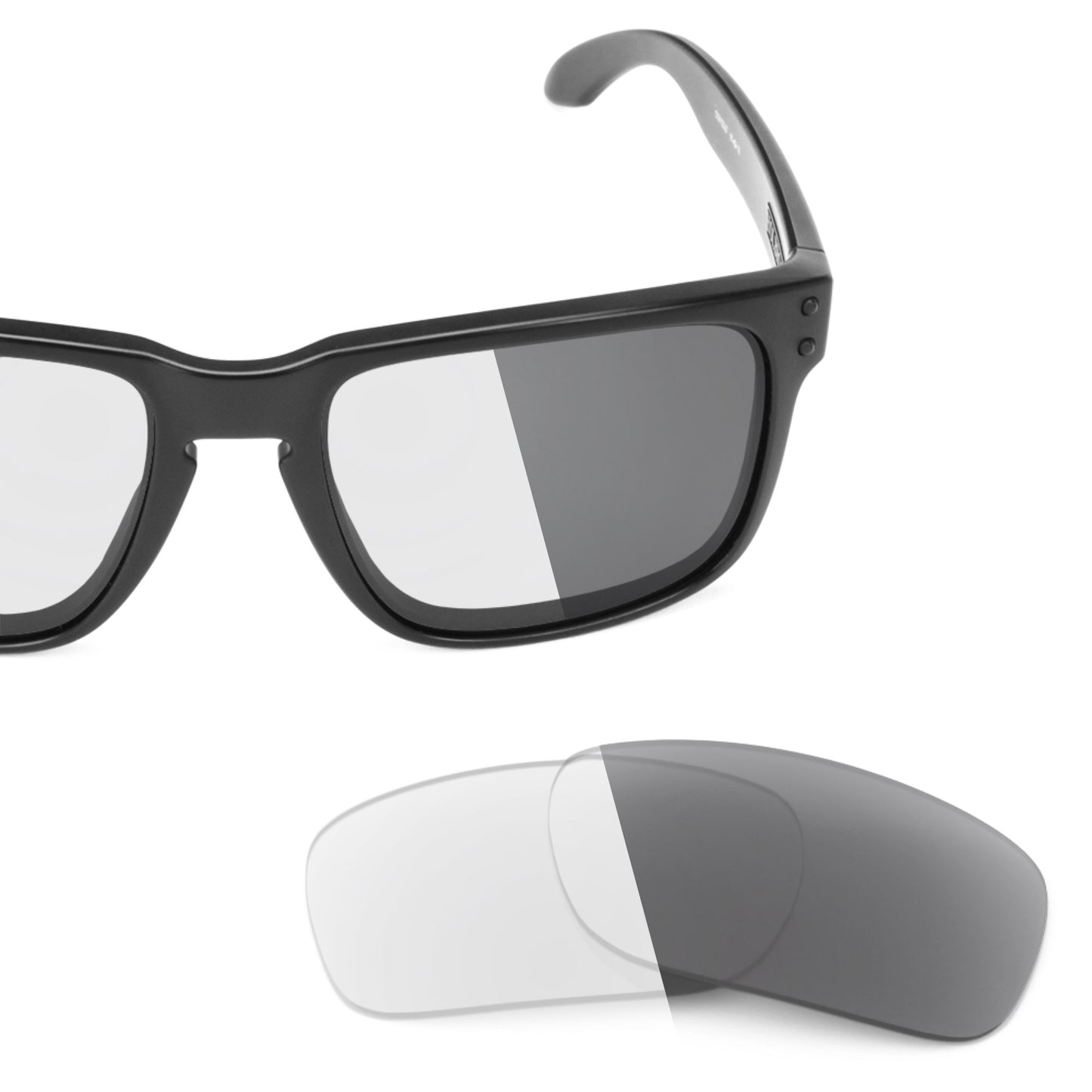 Oakley Holbrook frame with Revant replacement Non-Polarized Adapt Gray Photochromic lenses