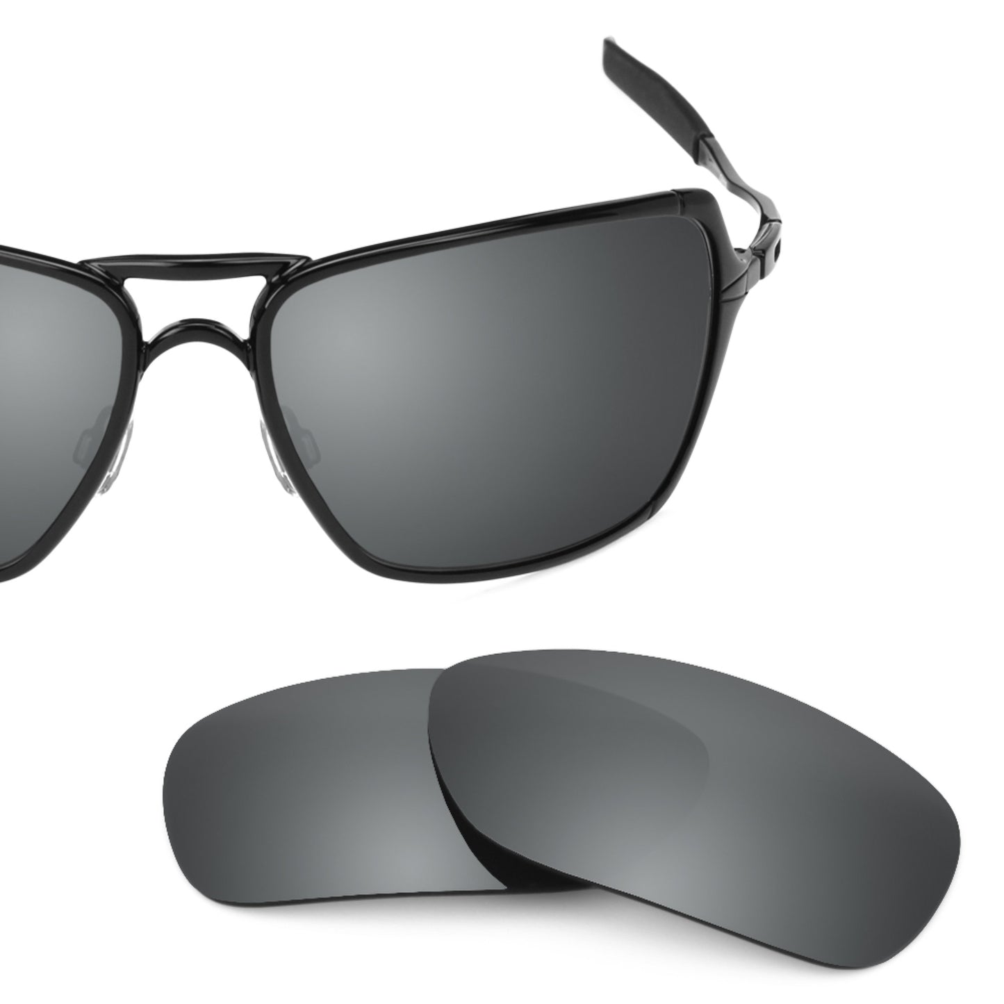Oakley Inmate frame with Revant replacement Polarized Black Chrome lenses