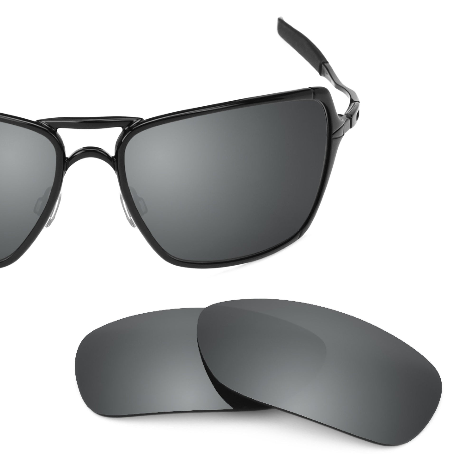 Oakley Inmate frame with Revant replacement Polarized Black Chrome lenses