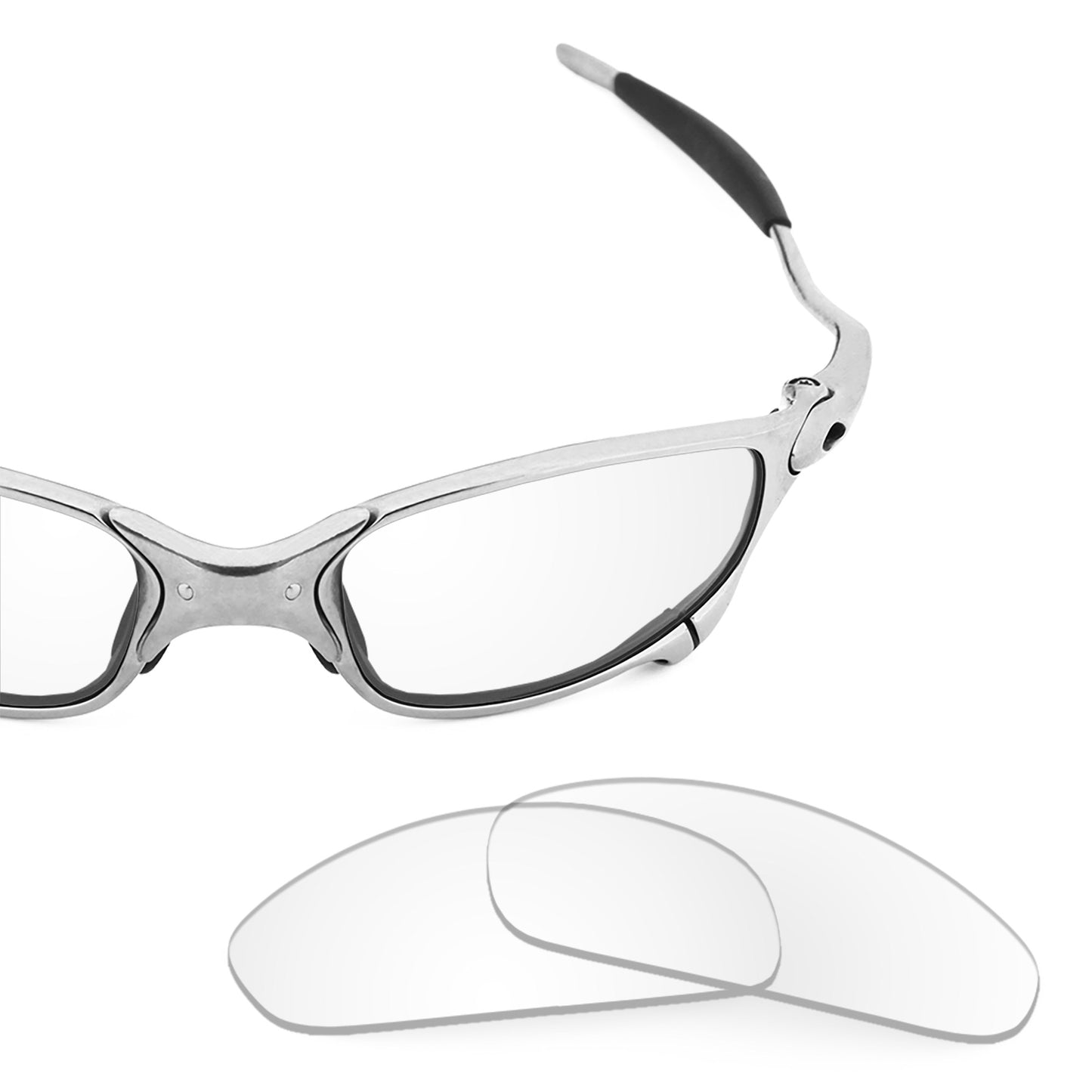 Oakley Juliet frame with Revant replacement Non-Polarized Crystal Clear lenses