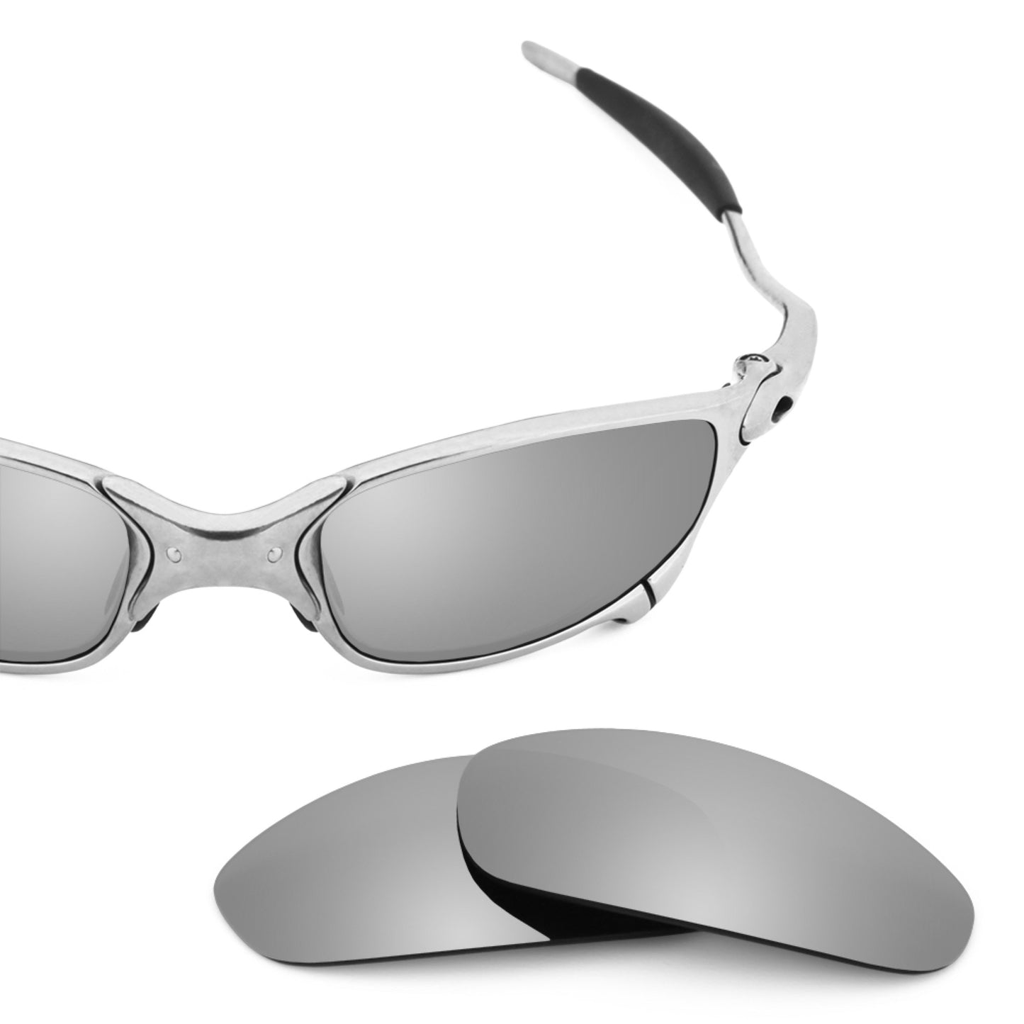Oakley Juliet frame with Revant replacement Polarized Titanium lenses