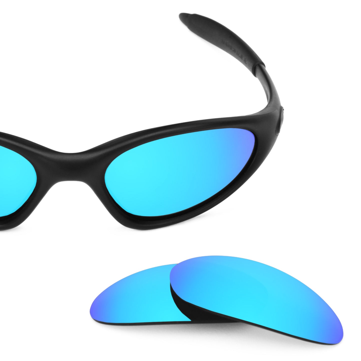 Oakley Minute 1.0 frame with Revant replacement Polarized Ice Blue lenses